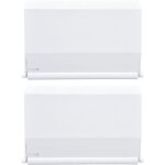 Gistuch - 2 pcs blanc weir gate skimmer gate weir baffle weirs gates assembly accessoires de remplacemen ...
