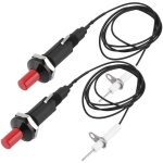 2 pcs boutons d'allumage piézo en plastique allumages piézo electriques briquets à bouton - poussoir ... 2 pcs boutons d'allumage piézo en plastique allumages piézo electriques briquets à bouton - poussoir ...