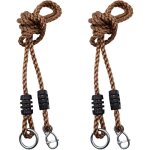 2 pcs cordes balancoire r�glables cordes extension balan�oire exterieur peut supporter 200 kg 2 m r�glables ...