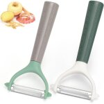 2 pcs econome legumes, eplucheur pomme de terre, plucheur fruits et lgumes en y, epluche pomme acier ...