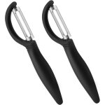 2 pcs �plucheur universel, econome legumes inox eplucheur legumes manuel eplucheur pomme de terre poign�e ...