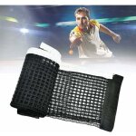 2 pcs filet de tennis de trtractable filet de ping - pong ajustable en polyester net de table tennis ...