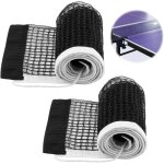 2 pcs filet de tennis de trétractable filet de ping - pong ajustable, filet de ping - pong portable noir, ... 2 pcs filet de tennis de trétractable filet de ping - pong ajustable, filet de ping - pong portable noir, ...