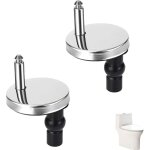 2 pcs de fixation abattant wc clipsable charni�re rapide avec vis caoutchouc antid�rapant compatible ...
