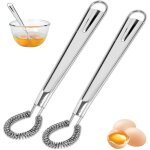 Lablanc - 2 pcs fouet cuisine acier inoxydable, mini fouet cuisine fouet  spirale, ensemble de 2 fouets ...