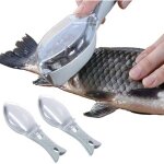 [jamais utilis�] 2 pcs grattoir � �cailles de poisson, poisson ecaille nettoyage ecailleur poisson professionn ...