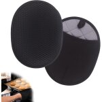2 pcs maniques cuisine silicone, gants de cuisine, gants et maniques, coussin isolant en nid d'abeille, ...