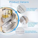 2 pcs organisateur de panier coulissant 37. 6x15. 2x11. 2cm etagere de rangement sous evier panier rangement ...