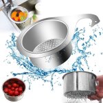 2 pcs passoire en acier inoxydable en forme de cygne pour �vier stainless steel sink strainer basket, ...