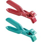 2 pcs pince air fryer, pince cuisine silicone, ustensiles air fryer, pince multifonctions, clip anti ...