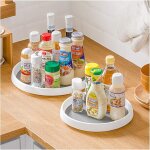 Fitags - 2 pcs plateau tournant, pour épices condiments rangement de cuisine, 2 tailles plateau rond, ... Fitags - 2 pcs plateau tournant, pour épices condiments rangement de cuisine, 2 tailles plateau rond, ...