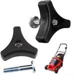 2 pcs poign�e de tondeuse, vis de poign�e triangulaire pour tondeuse � gazon, boulon de poign�e de tondeuse ...