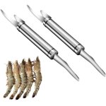 2 pcs, shrimp line knife, crevettes couteau, �plucheur de crevettes, outil d'�pluchage d'�plucheur de ...
