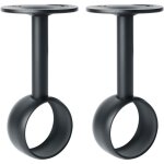 2 pcs support de tringle  rideaux support tringle penderie avec vis support de plafond pour rideau et ...
