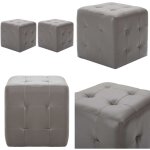 2 pcs tables de chevet gris 30x30x30 cm similicuir - table de chevet - table nuit - meubles de chambre ... 2 pcs tables de chevet gris 30x30x30 cm similicuir - table de chevet - table nuit - meubles de chambre ...