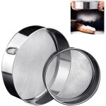 2 pcs tamis en acier inox tamis cuisine tamis � farine tamis p�tisserie avec anneau suspendu tamis fin ...