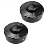 2 pcs tonte accessoires fil t�te � double filetage automatique t�te de d�broussailleuse universelle filetage ...