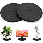 2 pcs tourne - disque rotatif � 360�plateau pivotant, tv support pivotant plateau universel rond plateau ...