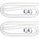 2 pcs tuyau de rechange de piscine 32mm, pctuyau de piscine, tuyau de remplacement de pompe de filtration ...