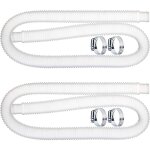 2 pcs tuyau de rechange de piscine 32mm, pctuyau de piscine, tuyau de remplacement de pompe de filtration ...