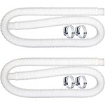 2 pcs tuyau de rechange de piscine 32mm, pctuyau de piscine, tuyau de remplacement de pompe de filtration ...