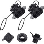 2 pcs valve spirale de gonflage avec bouchon universelle valve d'inflation � sens unique remplacement ...