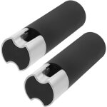 2 pendentifs lest�s noirs pour cordon store romain, anti - vent efficace