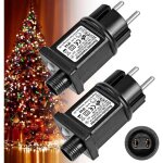 2 pice transformateur 24v 6w led d'alimentation, adaptateur pilote basse tension clignoteur ip44 avec ...