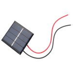 2 pices 0. 36w 2v mini panneau solaire, matriaux de cellules photovoltaques, bricolage lectrique, ...
