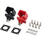 2 pi�ces 200a stockage d'�nergie borne de batterie au lithium connecteur en cuivre � courant �lev�