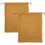 2 pi�ces 50 x 40cm rangement sac � main, housse de rangement en su�de pour housse anti - poussi�re, avec ...