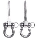 2 pièces 900kg capacité 304 acier inoxydable crochet de plafond, suspension trainer kit de suspension ... 2 pièces 900kg capacité 304 acier inoxydable crochet de plafond, suspension trainer kit de suspension ...