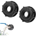 2 pi�ces adaptateur ibc bouchon s60x6 - connecteur de r�servoir ibc 3 / 4 pouce - adaptateur de cuve ...