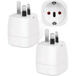 2 pi�ces? adaptateur prise australie, adaptateur voyage accessoires, fr 2 broches vers au 3 broches adaptateur ...