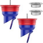 2 pi�ces anti - odeur drain de sol douche, siphon de sol en silicone, anti - refoulement de drain de ...
