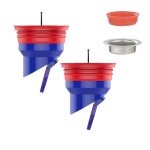 2 pices anti - odeur drain de sol douche, siphon de sol en silicone, anti - refoulement de drain de ...
