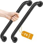 2 pi�ces barre d'appui en acier inox poign�e avec poign�e molet�e antid�rapante de baignoire de salle ...