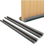 2 pi�ces bas de porte double boudin de porte pour porte, coupe - vent pour la porte, joint de porte anti ...