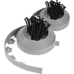 2 pi�ces bordure de jardin plastique 10 m�tres avec 30 piquets ancrage flexible pelouse gazon solide ...