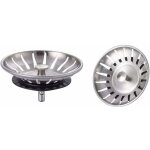 2 pices bouchon evier cuisine inox - filtre evier cuisine universel, bonde evier avec 18 fentes, grille ...