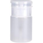 2 pices bouteille de distributeur d'ongles, pompe nettoyant bouteille de plastique vide pour dissolvant ...