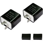 ??2 pieces centrale pour clignotants moto, 2pin clignotant relais, relais clignotant r�glable, dc12v ...