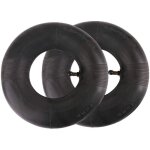 2 pices chambre  air 4. 10 / 3. 50 - 4 avec tige de valve pour brouette tondeuse poussette gnrateur ...