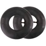 2 pi�ces chambre � air 4. 10 / 3. 50 - 4 avec tige de valve pour brouette tondeuse poussette g�n�rateur ...