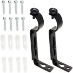 2 pi�ces cintres de cadre t�lescopique pour tringles � rideaux, supports pour supports de tringle � rideaux, ...