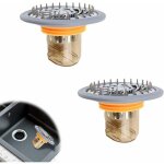 2 pi�ces clapet anti odeur, rond bouchon douche anti odeur, anti odeur douche, bonde douche � filtre ...