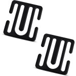2 pi�ces clip verrouillage voiture m�tal universel en m�tal pour adultes et enfants, bloque ceinture ...