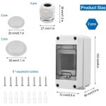 2 pi�ces coffret electrique etanche petit, coffret electrique etanche exterieur ip65 3 modules, avec ...