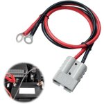 2 pices connecteur batterie, 50a 600v connectique batterie prise connexion rapide avec fil de 50cm 10 ...
