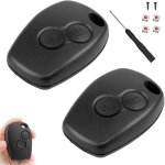 2 pi�ces coque de cl�?voiture t�l�commande?4 switchs et 1 tournevis?compatible pour renault twingo kangoo ...